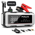 8000A Portable Car Battery Jump Starter with Air Compressor, 160 PSI | 12V Jump Box for All Gas/12L Diesel, Force Start, Auto Shut-Off Tire Inflator, 65W PD Fast Charging, 800-Lumen LED Flashlight